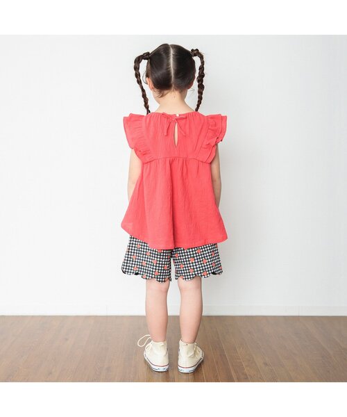 BREEZE(ブリーズ)の「総柄スカラップショーパン(その他パンツ・キッズ・ライム/ブラック/サックスブルー・100/120/90/80/130/140/110)」の5枚目の写真