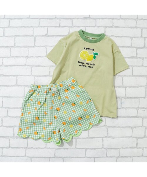 BREEZE(ブリーズ)の「総柄スカラップショーパン(その他パンツ・キッズ・ライム/ブラック/サックスブルー・100/120/90/80/130/140/110)」の8枚目の写真