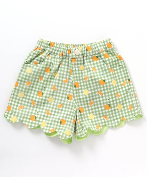 BREEZE(ブリーズ)の「総柄スカラップショーパン(その他パンツ・キッズ・ライム/ブラック/サックスブルー・100/120/90/80/130/140/110)」の15枚目の写真