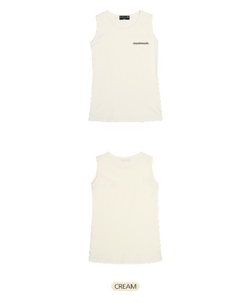 muahmuah(ムーアムーア)の「A'GEM/9 × .kom『muah muah/ムーアムーア』 STANDARD GRAPHIC SLEEVELESS/スタンダード グラフィック スリーブレス カットソー(Tシャツ/カットソー・レディース・ライトブルー/ブラック/グレー/アイボリー・FREE)」の14枚目の写真