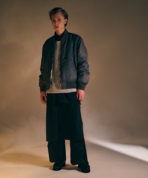 Wizzard（ウィザード）の「Wizzard ウィザード / SHAGGY WOOL CREW NECK シャギーウールクルーネック / W23AW-DC070（ニット/セーター・メンズ・グリーン/チャコール/ライトグレー/ブラック・2/3）」の17枚目の写真