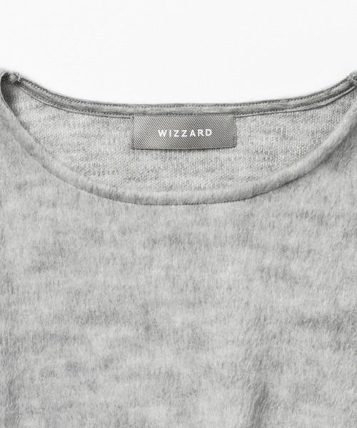 Wizzard（ウィザード）の「Wizzard ウィザード / SHAGGY WOOL CREW NECK シャギーウールクルーネック / W23AW-DC070（ニット/セーター・メンズ・グリーン/チャコール/ライトグレー/ブラック・2/3）」の10枚目の写真