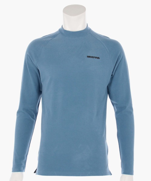 BRIEFING SUEDE LS MOCK NECK ゴルフ M LS NECK MENS ストレッチ