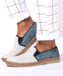 LUXSTYLE（ラグスタイル）の「Bracciano(ブラッチャーノ)メッシュスリッポンシューズ（スリッポン）」