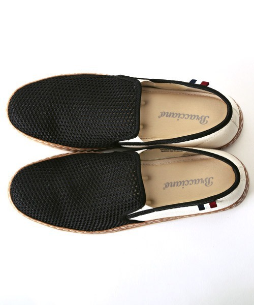 LUXSTYLE(ラグスタイル)の「Bracciano(ブラッチャーノ)メッシュスリッポンシューズ(スリッポン・メンズ・ブラック×ホワイト/ブラック×ブラック/ネイビー/ホワイト系その他・26/26.5/27/25.5)」の16枚目の写真