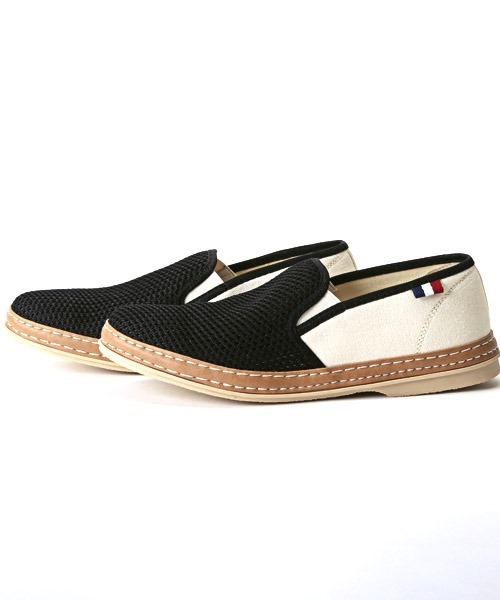 LUXSTYLE(ラグスタイル)の「Bracciano(ブラッチャーノ)メッシュスリッポンシューズ(スリッポン・メンズ・ブラック×ホワイト/ブラック×ブラック/ネイビー/ホワイト系その他・26/26.5/27/25.5)」の17枚目の写真