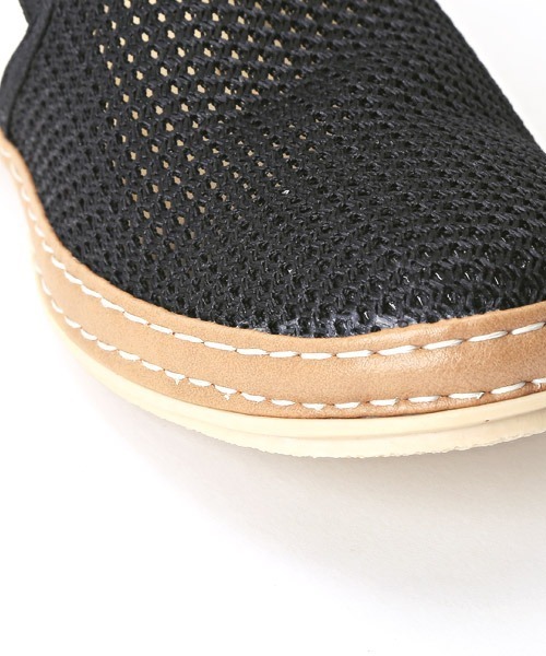 LUXSTYLE(ラグスタイル)の「Bracciano(ブラッチャーノ)メッシュスリッポンシューズ(スリッポン・メンズ・ブラック×ホワイト/ブラック×ブラック/ネイビー/ホワイト系その他・26/26.5/27/25.5)」の22枚目の写真