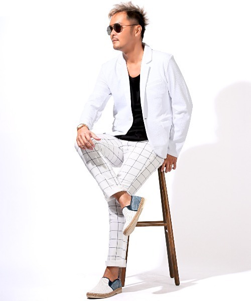 LUXSTYLE(ラグスタイル)の「Bracciano(ブラッチャーノ)メッシュスリッポンシューズ(スリッポン・メンズ・ブラック×ホワイト/ブラック×ブラック/ネイビー/ホワイト系その他・26/26.5/27/25.5)」の5枚目の写真