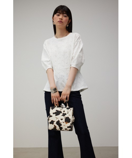 AZUL by moussy（アズールバイマウジー）の「メタルフレームバッグⅡ（ショルダーバッグ・レディース・ダークグリーン/ブラック/ライトベージュ/ホワイト系その他・FREE）」の11枚目の写真