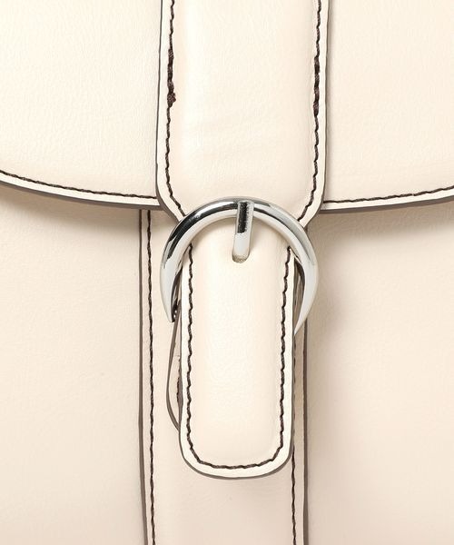 mysty woman（ミスティウーマン）の「パイピングレザーBAG 969378（ハンドバッグ・レディース・ブラック/ブラウン/アイボリー・FREE）」の21枚目の写真