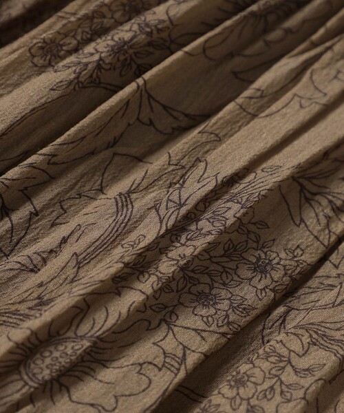 MACKINTOSH LONDON(マッキントッシュ ロンドン)の「【BIBURY FLOWER】ラインバイブリースカート(スカート・レディース・ベージュ/ライトブルー・36/38)」の12枚目の写真