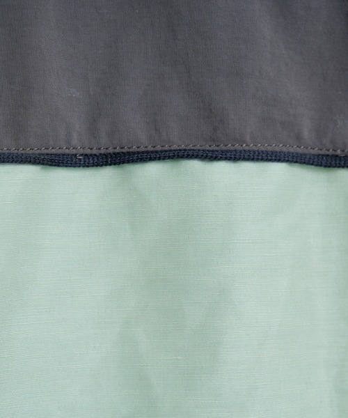 ANEI(アーネイ)の「【ANEI】RUDI ANORAK THERMAL(ミリタリージャケット・メンズ・ブラック/セージグリーン・2/3)」の3枚目の写真
