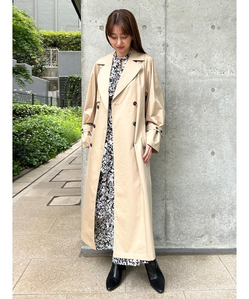 SNIDEL（スナイデル）の「トレンチコート（トレンチコート・レディース・ベージュ/アイボリー・1/0）」の5枚目の写真