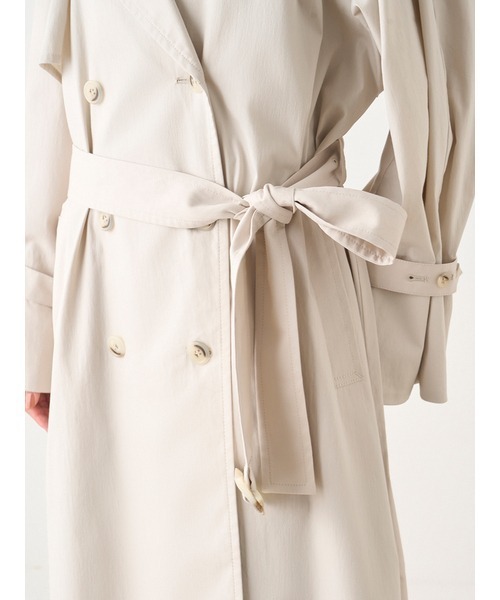 SNIDEL（スナイデル）の「トレンチコート（トレンチコート・レディース・ベージュ/アイボリー・1/0）」の11枚目の写真