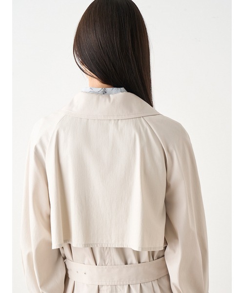 SNIDEL（スナイデル）の「トレンチコート（トレンチコート・レディース・ベージュ/アイボリー・1/0）」の10枚目の写真