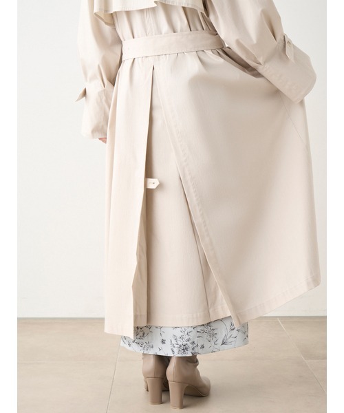 SNIDEL（スナイデル）の「トレンチコート（トレンチコート・レディース・ベージュ/アイボリー・1/0）」の12枚目の写真