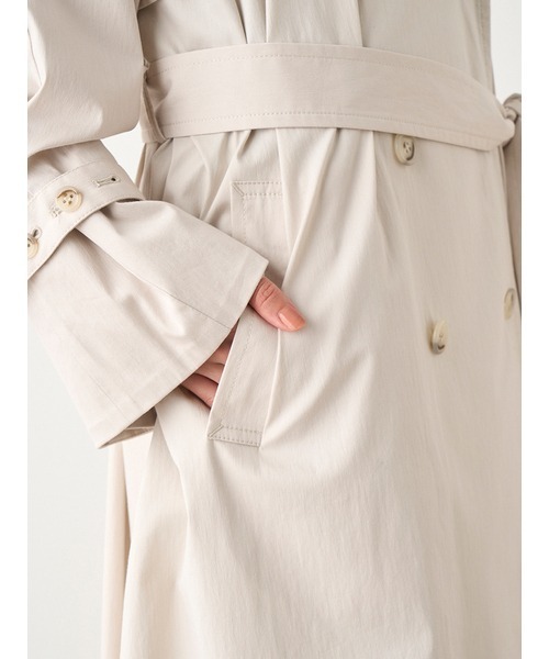 SNIDEL（スナイデル）の「トレンチコート（トレンチコート・レディース・ベージュ/アイボリー・1/0）」の15枚目の写真