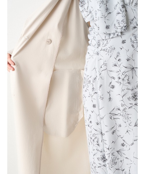 SNIDEL（スナイデル）の「トレンチコート（トレンチコート・レディース・ベージュ/アイボリー・1/0）」の16枚目の写真