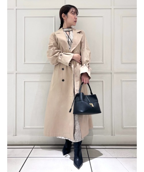 SNIDEL（スナイデル）の「トレンチコート（トレンチコート・レディース・ベージュ/アイボリー・1/0）」の22枚目の写真