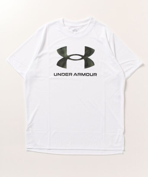UNDER ARMOUR(アンダーアーマー)の「アンダーアーマー UAテック オーバーサイズド Tシャツ(Tシャツ/カットソー・レディース・ブラック/ホワイト・S/L/M)」の1枚目の写真