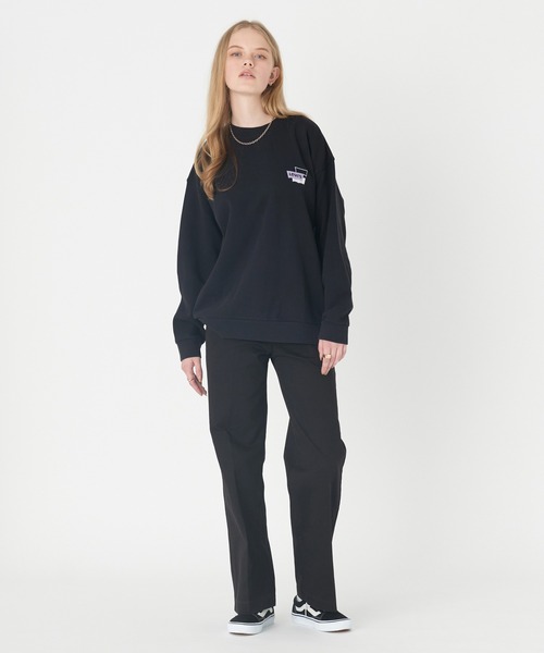 Levi's(リーバイス)の「Levi's/リーバイス クルーネックスウェットシャツ ブラック HITS(スウェット・レディース・ブラック・S/M/XS)」の6枚目の写真