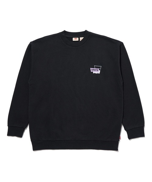 Levi's(リーバイス)の「Levi's/リーバイス クルーネックスウェットシャツ ブラック HITS(スウェット・レディース・ブラック・S/M/XS)」の7枚目の写真
