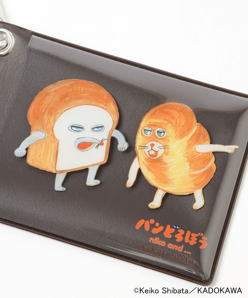 パンどろぼう ニコアンド niko and… パスケース 新品未使用 niko and（ニコアンド）の「【パンどろぼう】コラボ 塩ビIDケース