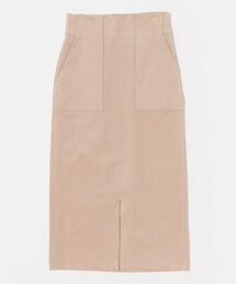 【高評価】スエードポケット付きスカート