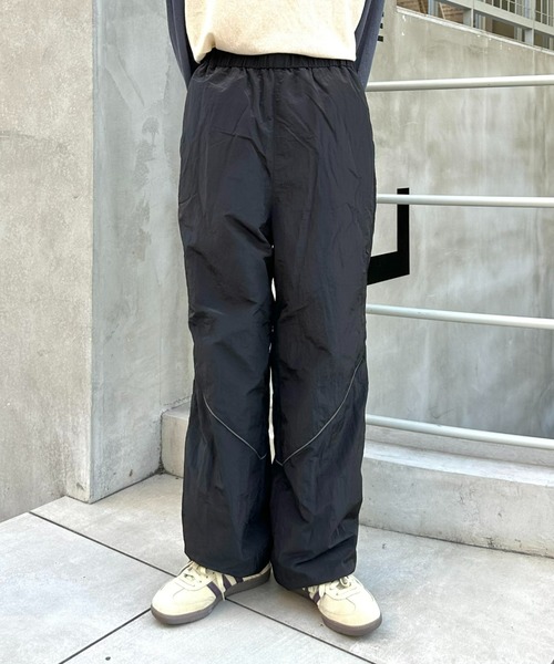 SOUNDSGOOOOD（サウンズグッド）の「■【SOUNDS GOOOOD / サウンズグッド】裏フリーストレーニングパンツ/ドローコード付（その他パンツ・レディース・ネイビー/ブラック/シルバー・ONE SIZE）」の2枚目の写真