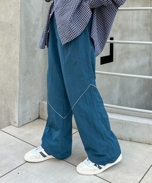 SOUNDSGOOOOD（サウンズグッド）の「■【SOUNDS GOOOOD / サウンズグッド】裏フリーストレーニングパンツ/ドローコード付（その他パンツ・レディース・ネイビー/ブラック/シルバー・ONE SIZE）」の9枚目の写真