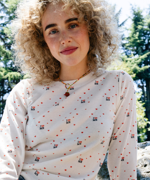 I&ME（アイアンドミー）の「別注【 I&ME×Miller×Oriens】サーマルTEE（Tシャツ/カットソー・レディース・ホワイト・FREE）」の3枚目の写真