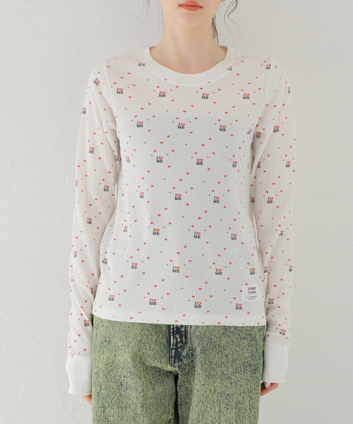 I&ME（アイアンドミー）の「別注【 I&ME×Miller×Oriens】サーマルTEE（Tシャツ/カットソー・レディース・ホワイト・FREE）」の7枚目の写真