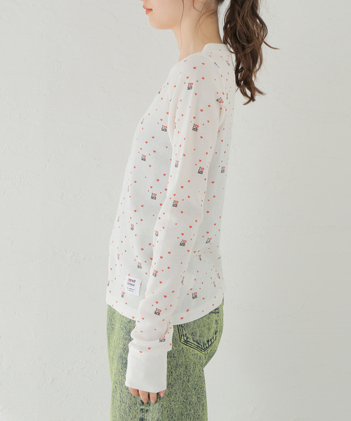 I&ME（アイアンドミー）の「別注【 I&ME×Miller×Oriens】サーマルTEE（Tシャツ/カットソー・レディース・ホワイト・FREE）」の8枚目の写真