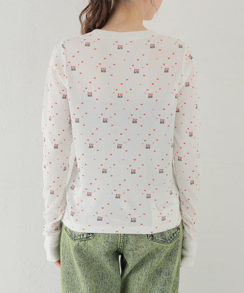 I&ME（アイアンドミー）の「別注【 I&ME×Miller×Oriens】サーマルTEE（Tシャツ/カットソー・レディース・ホワイト・FREE）」の9枚目の写真