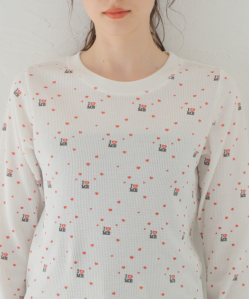 I&ME（アイアンドミー）の「別注【 I&ME×Miller×Oriens】サーマルTEE（Tシャツ/カットソー・レディース・ホワイト・FREE）」の10枚目の写真