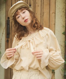 Crisp | メッシュフリルカラーブラウス(シャツ/ブラウス)