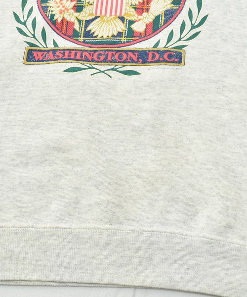 VINTAGE(ヴィンテージ)の「【ヴィンテージ古着】90's WASHINGTON, D.C. ラグランスウェット USA製(スウェット・メンズ・グレー・LARGE)」の12枚目の写真