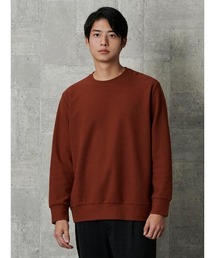 Perfect Suit FActory（パーフェクトスーツファクトリー）の「クルーネック ニットトレーナー  オレンジ/カーキ/ネービー（スウェット）」