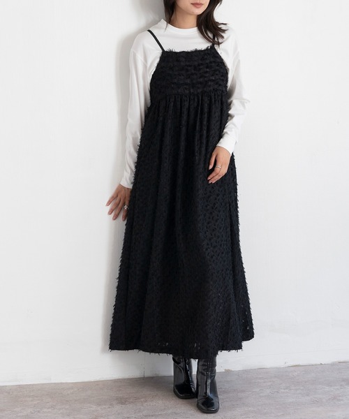 【セール】シアージャカードキャミワンピース（ワンピース）｜EUCLAID（エウクレイド）