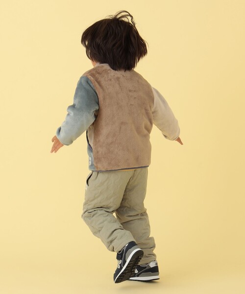 BEAMS mini（ビームスミニ）の「BEAMS mini / アウトドア ボアフリース ジャケット（90～150cm）（スウェット・キッズ・インディゴブルー/ベージュ・150/140/130/100/110/120/90）」の8枚目の写真
