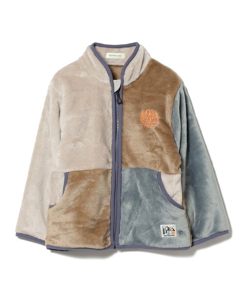 BEAMS mini（ビームスミニ）の「BEAMS mini / アウトドア ボアフリース ジャケット（90～150cm）（スウェット・キッズ・インディゴブルー/ベージュ・150/140/130/100/110/120/90）」の9枚目の写真