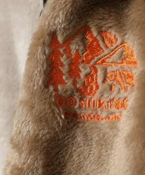 BEAMS mini（ビームスミニ）の「BEAMS mini / アウトドア ボアフリース ジャケット（90～150cm）（スウェット・キッズ・インディゴブルー/ベージュ・150/140/130/100/110/120/90）」の13枚目の写真