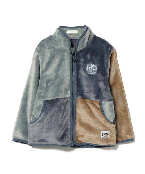BEAMS mini（ビームスミニ）の「BEAMS mini / アウトドア ボアフリース ジャケット（90～150cm）（スウェット・キッズ・インディゴブルー/ベージュ・150/140/130/100/110/120/90）」の14枚目の写真