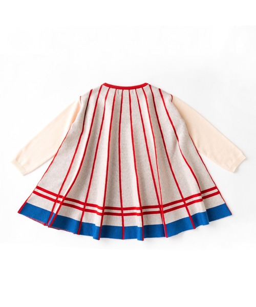 ami amie（アミアミ）の「Ａラインワンピース（ワンピース・キッズ・サックスブルー/オフホワイト/ベージュ・100cm/130cm/115cm/85cm）」の11枚目の写真