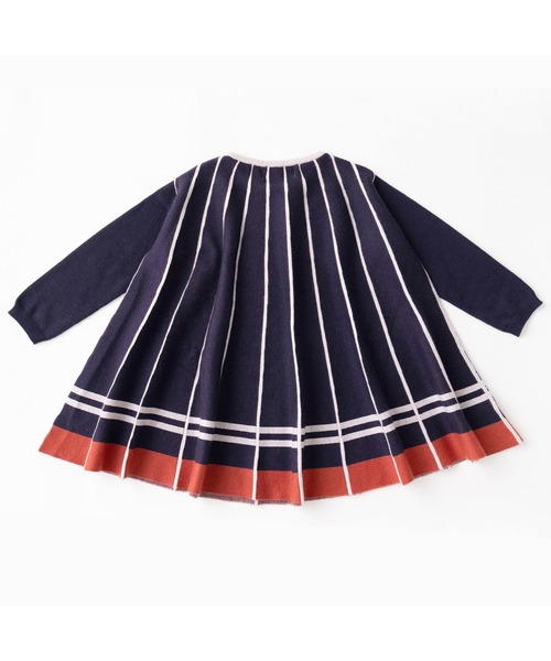 ami amie（アミアミ）の「Ａラインワンピース（ワンピース・キッズ・サックスブルー/オフホワイト/ベージュ・100cm/130cm/115cm/85cm）」の13枚目の写真