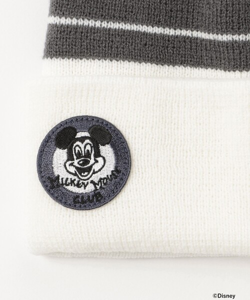 BEAMS GOLF（ビームスゴルフ）の「BEAMS GOLF / Disney（ディズニー） ニットキャップ（ニットキャップ/ビーニー・レディース・ホワイト/ベージュ/グリーン/ブラック・FREE）」の6枚目の写真