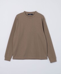 SHIPS Colors:〈洗濯機可能〉ハニカム クルーネック ロングスリーブ