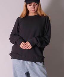 (LK)【JEMORGAN】柔編み 裏毛 スウェット プルオーバー
