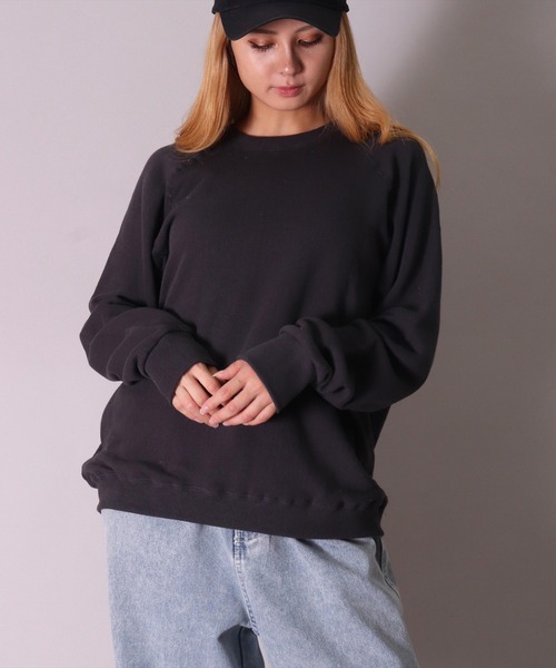 JEMORGAN（ジェーイーモーガン）の「(LK)【JEMORGAN】柔編み 裏毛 スウェット プルオーバー（スウェット・メンズ・オフホワイト/チャコールグレー/杢グレー・MEDIUM/LARGE/X-LARGE）」の2枚目の写真