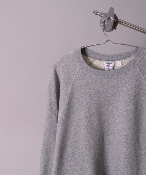 JEMORGAN（ジェーイーモーガン）の「(LK)【JEMORGAN】柔編み 裏毛 スウェット プルオーバー（スウェット・メンズ・オフホワイト/チャコールグレー/杢グレー・MEDIUM/LARGE/X-LARGE）」の15枚目の写真